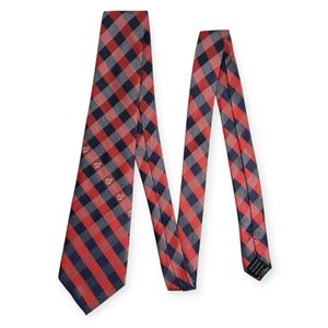 Washington Nationals Eagle Wings MLB Woven Checkered Tie
